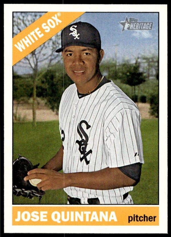 2015 Topps Heritage Jose Quintana #396 (Front)