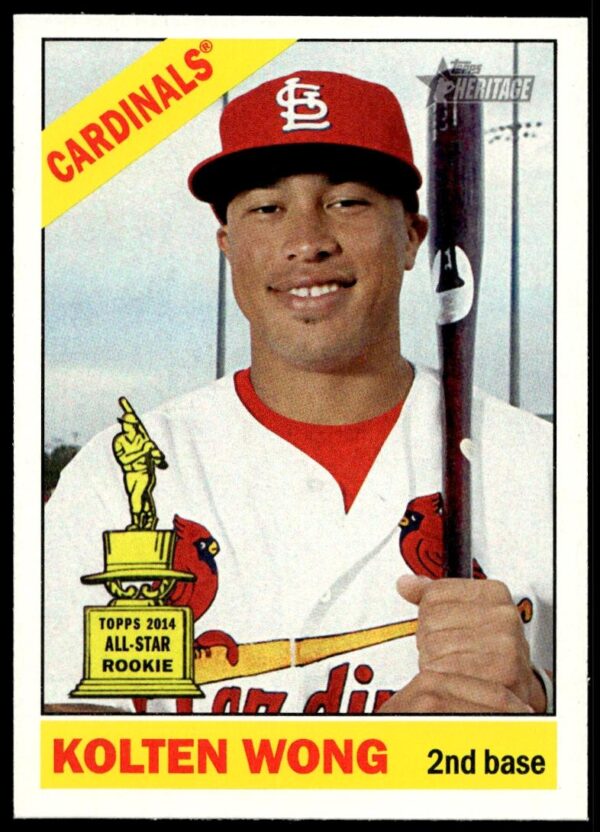 2015 Topps Heritage Kolten Wong #22 (Front)