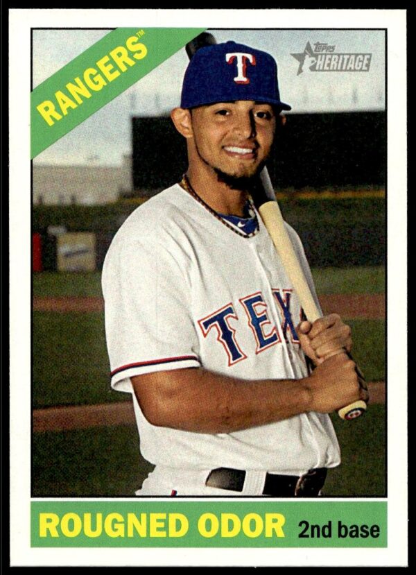 2015 Topps Heritage Rougned Odor #412 (Front)
