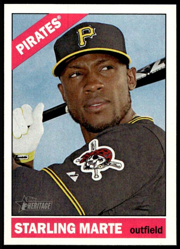 2015 Topps Heritage Starling Marte #256 (Front)