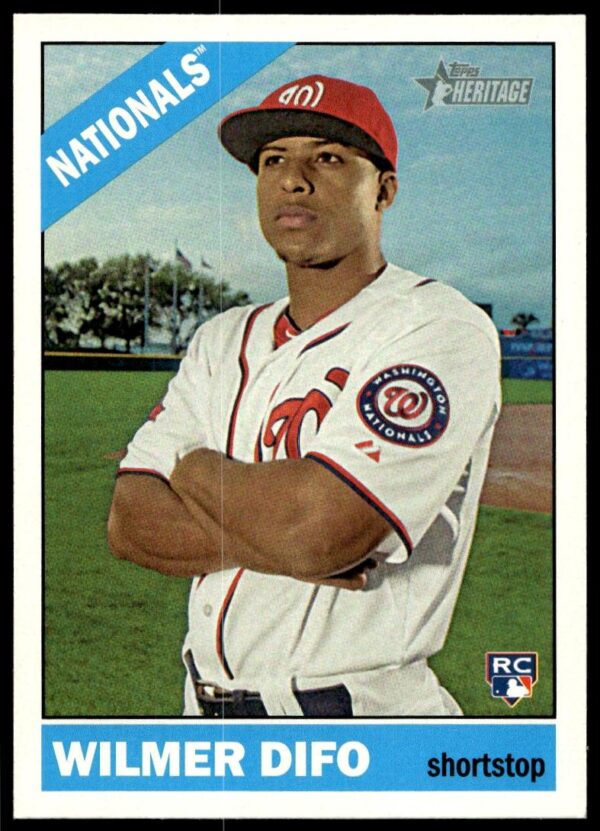2015 Topps Heritage Wilmer Difo #682 (Front)