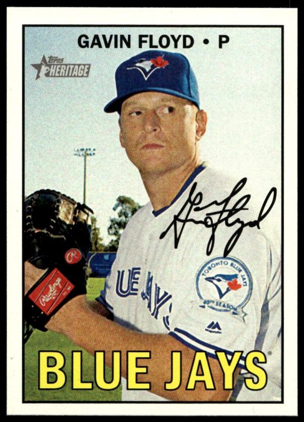 2016 Topps Heritage Gavin Floyd #534 (Front)