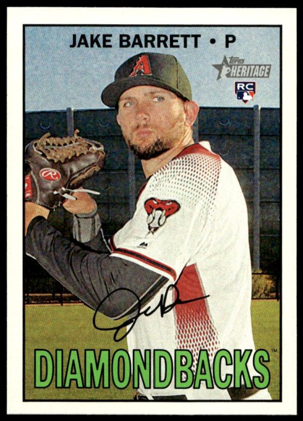 2016 Topps Heritage Jake Barrett #636 (Front)