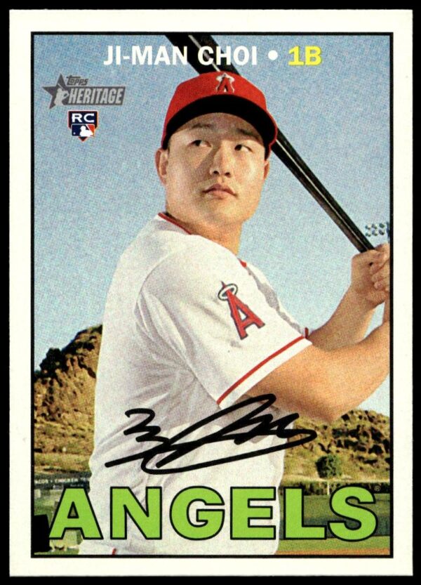 2016 Topps Heritage Ji-Man Choi #599 (Front)