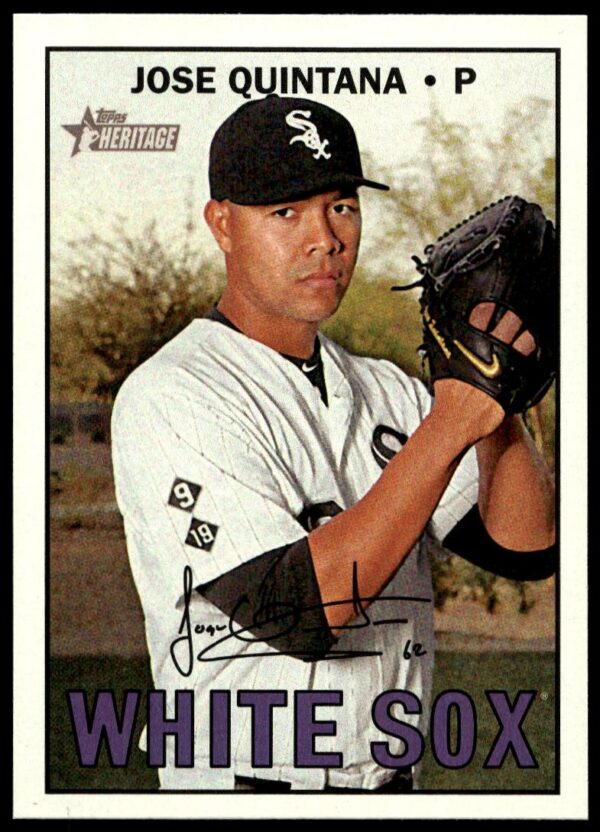 2016 Topps Heritage Jose Quintana #617 (Front)