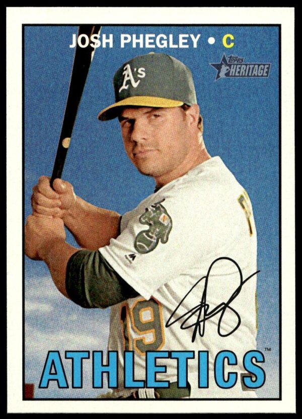 2016 Topps Heritage Josh Phegley #589 (Front)