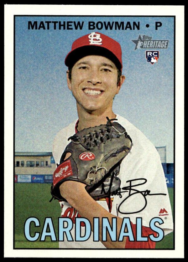 2016 Topps Heritage Matthew Bowman #620 (Front)