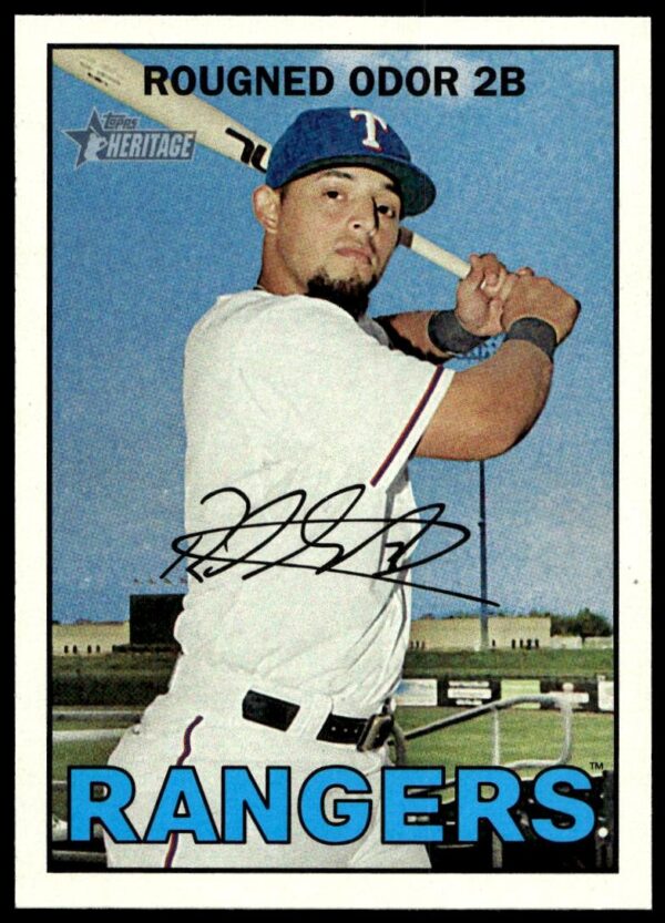 2016 Topps Heritage Rougned Odor #108 (Front)