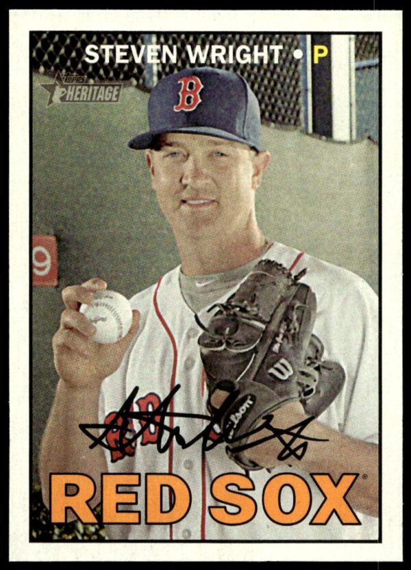 2016 Topps Heritage Steven Wright #653 (Front)