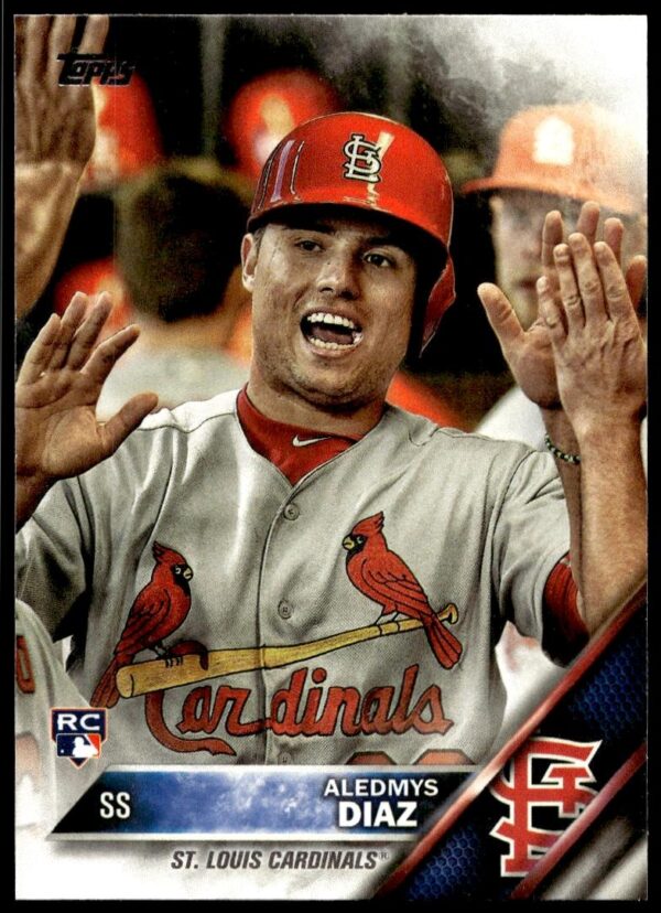 2016 Topps Update Aledmys Diaz (High Fives in Dugout) #US292 (Front)