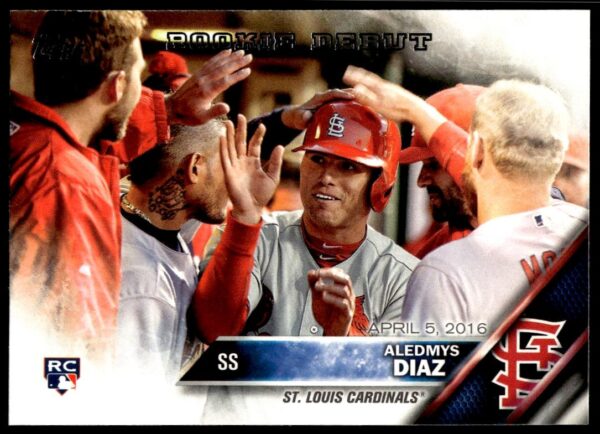 2016 Topps Update Aledmys Diaz #US44 (Front)