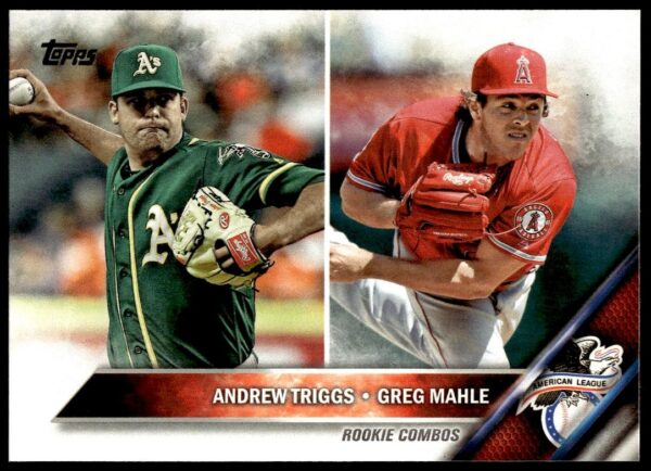 2016 Topps Update Andrew Triggs / Greg Mahle #US63 (Front)