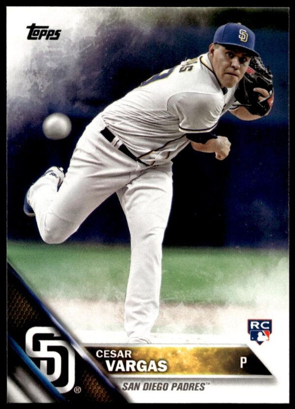 2016 Topps Update Cesar Vargas #US289 (Front)