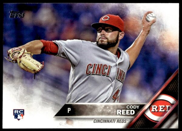 2016 Topps Update Cody Reed (Pitching) (Horizontal) #US34 (Front)