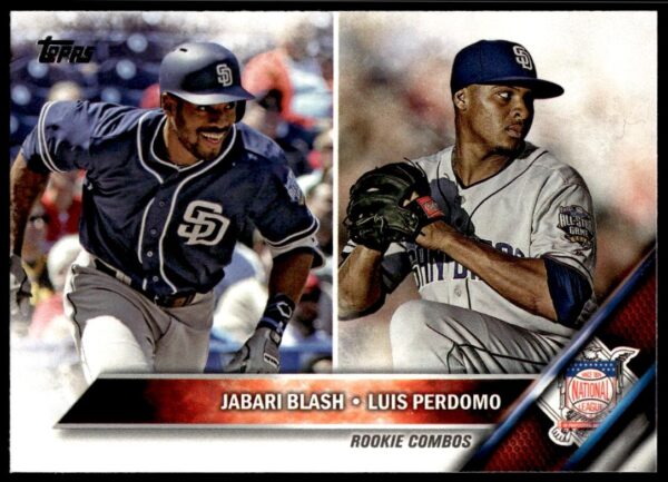 2016 Topps Update Jabari Blash / Luis Perdomo #US123 (Front)