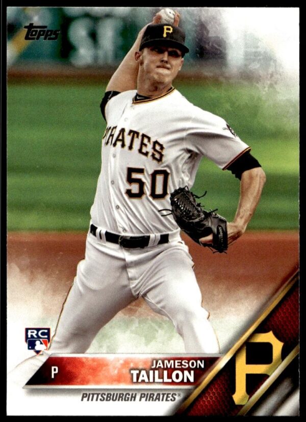 2016 Topps Update Jameson Taillon (Preparing to Deliver Pitch) #US58 (Front)