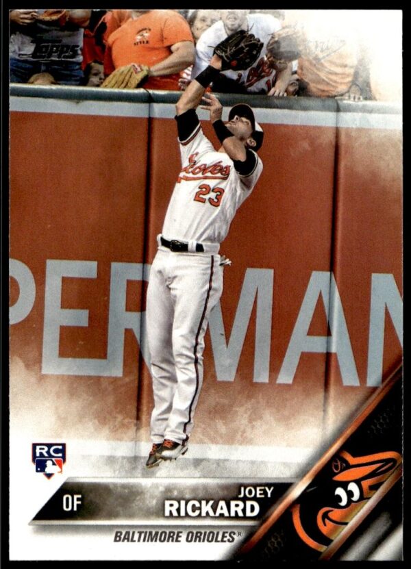 2016 Topps Update Joey Rickard #US105 (Front)