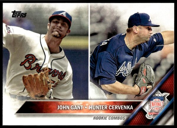 2016 Topps Update John Gant / Hunter Cervenka #US53 (Front)