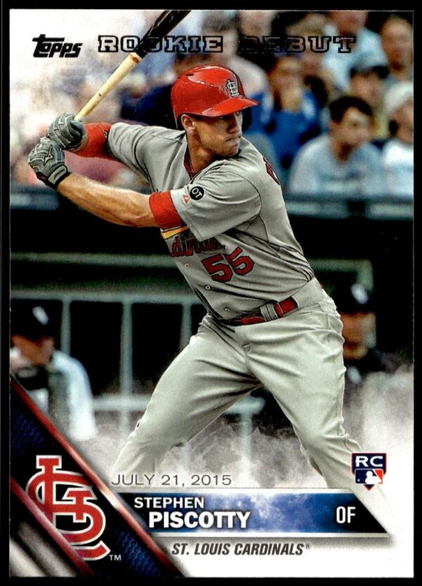 2016 Topps Update Stephen Piscotty #US119 (Front)