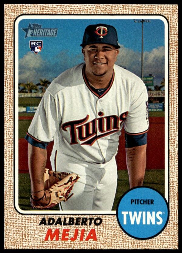 2017 Topps Heritage Adalberto Mejia #550 (Front)