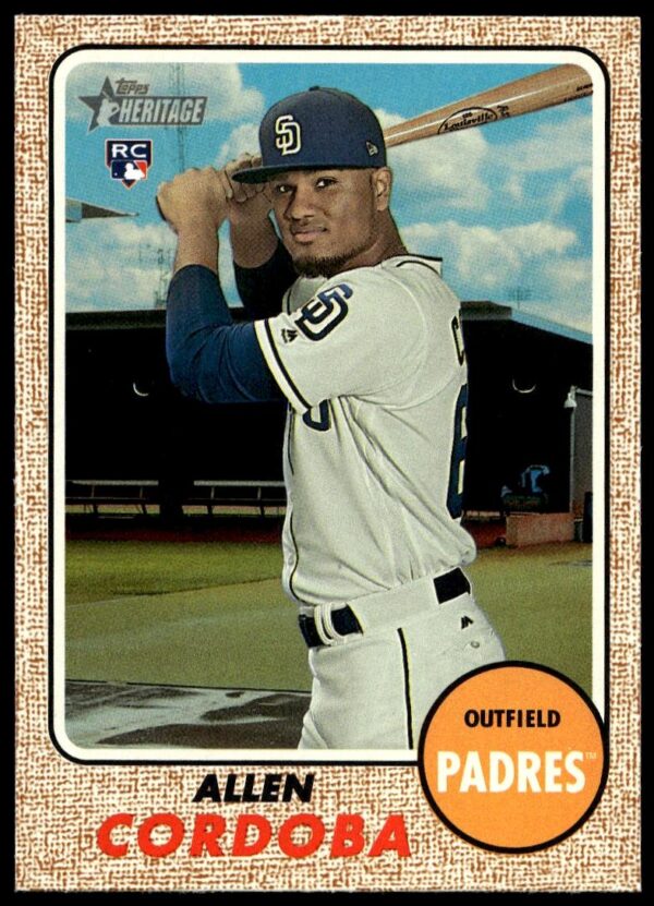 2017 Topps Heritage Allen Cordoba #569 (Front)