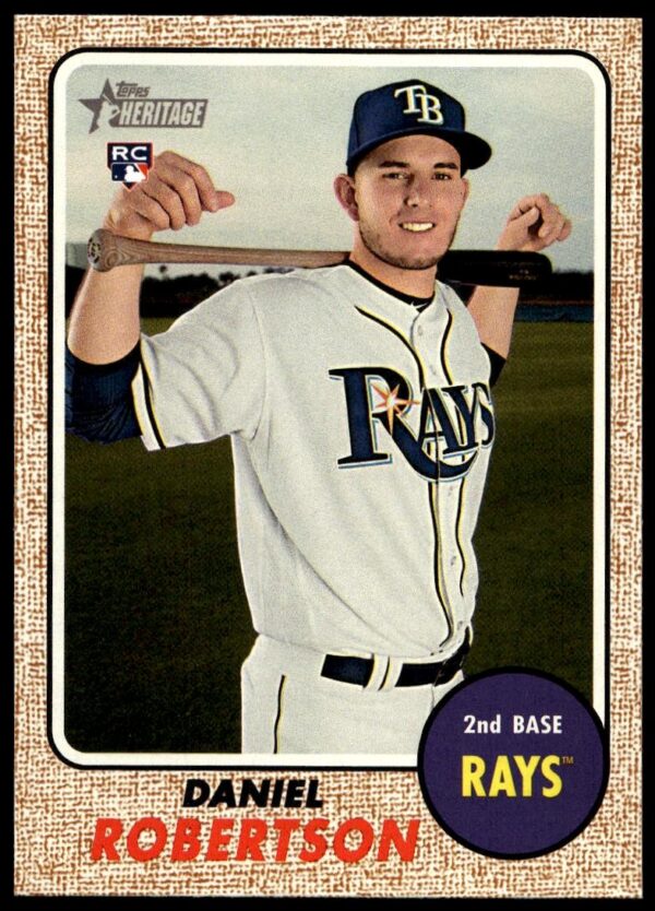2017 Topps Heritage Daniel Robertson #588 (Front)