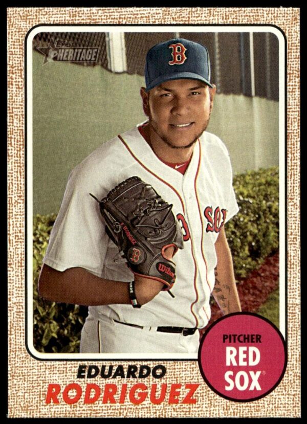 2017 Topps Heritage Eduardo Rodriguez #522 (Front)