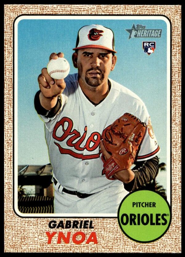 2017 Topps Heritage Gabriel Ynoa #557 (Front)