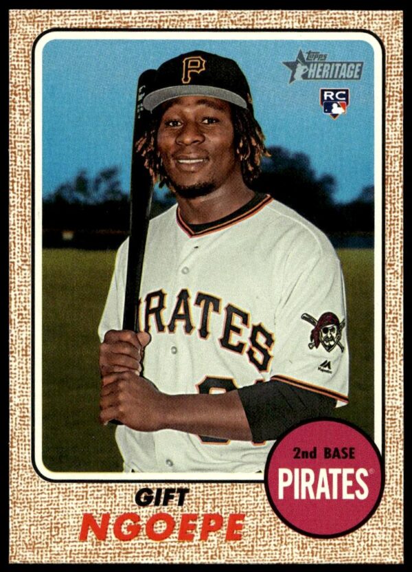 2017 Topps Heritage Gift Ngoepe #519 (Front)
