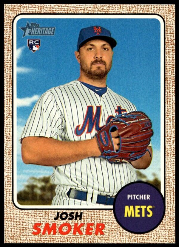 2017 Topps Heritage Josh Smoker #526 (Front)