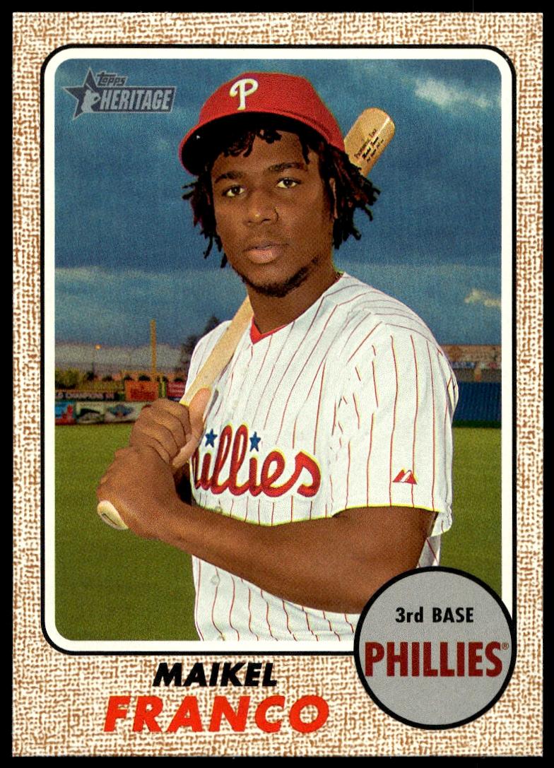 2017 Topps Heritage Maikel Franco #295 (Front)