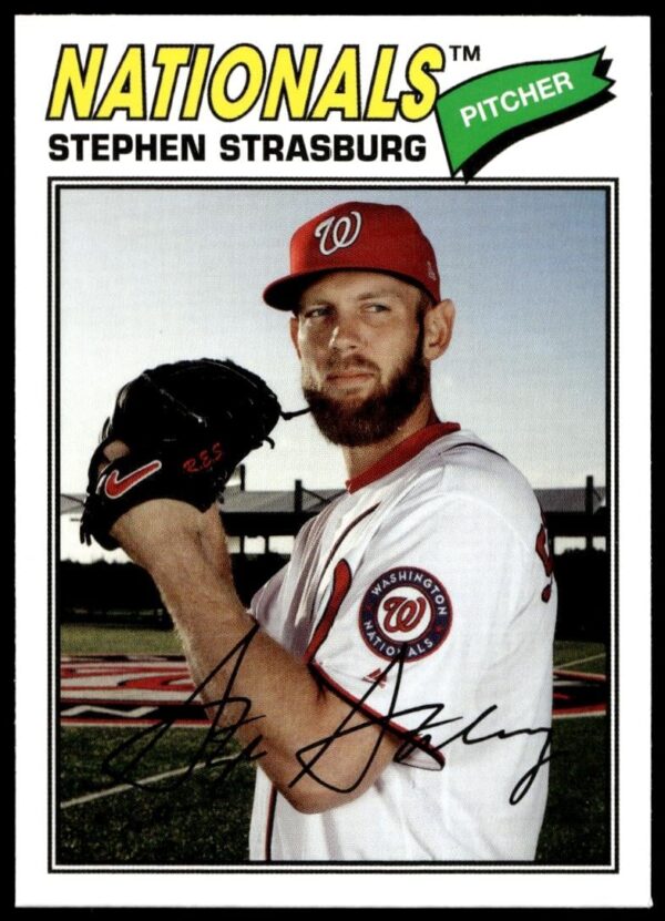 2017 Topps Heritage Stephen Strasburg #407 (Front)