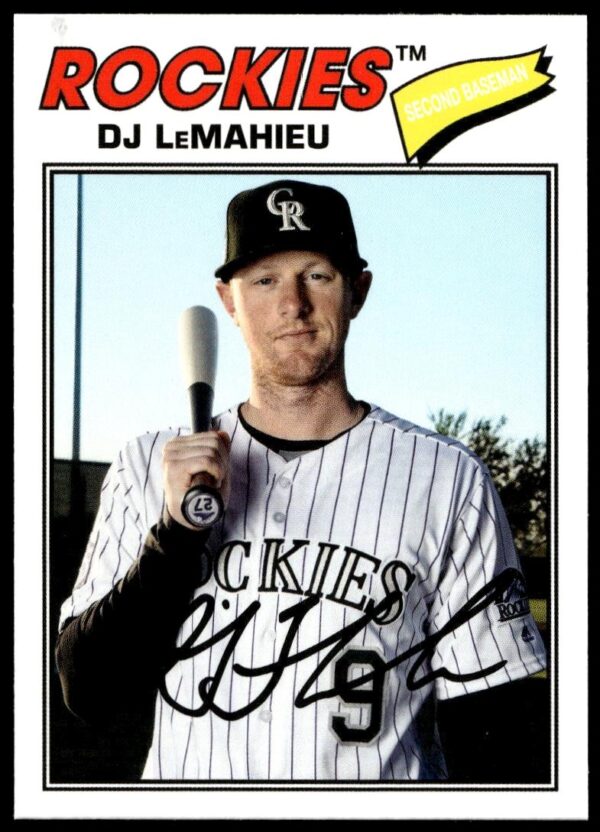 2018 Topps Archives DJ LeMahieu #129 (Front)