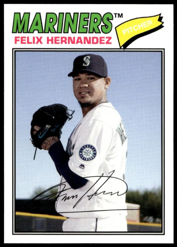 2018 Topps Archives Felix Hernandez #162 (Front)