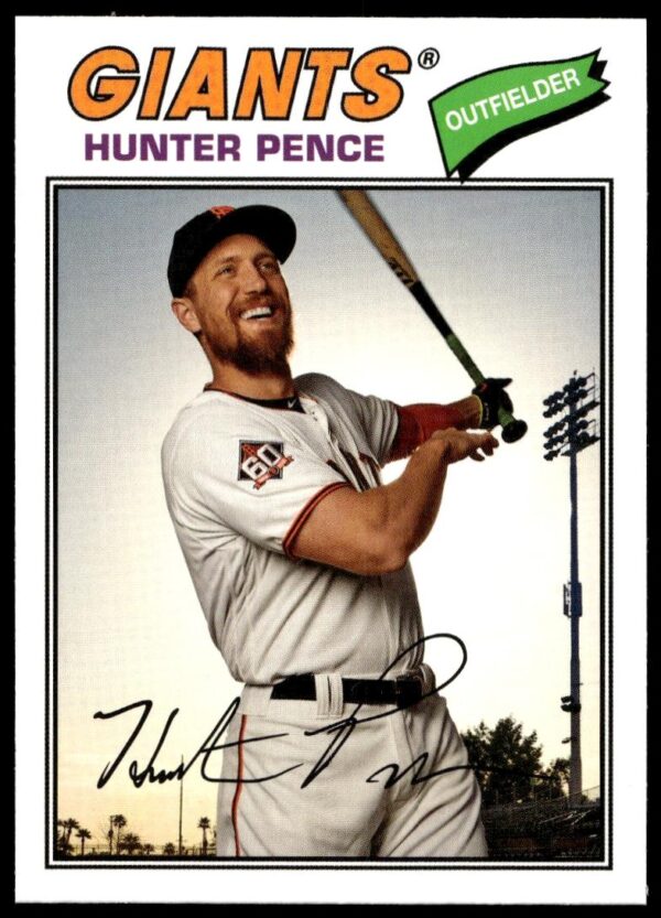 2018 Topps Archives Hunter Pence #155 (Front)