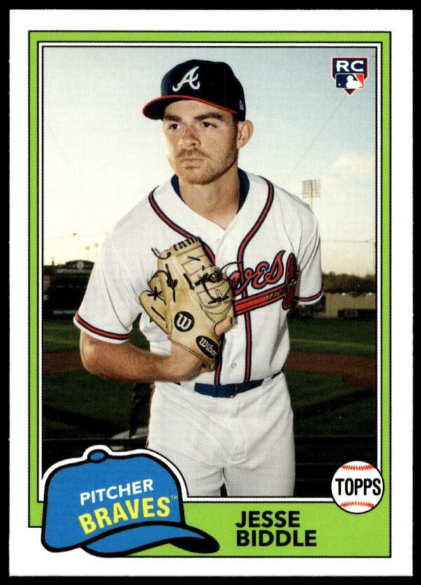 2018 Topps Archives Jesse Biddle Purple #256 (Front)