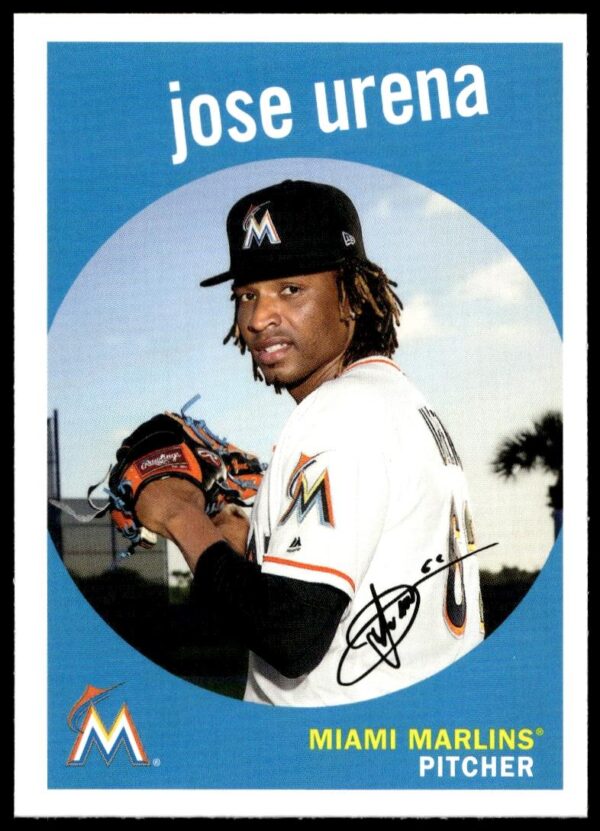 2018 Topps Archives Jose Urena #48 (Front)