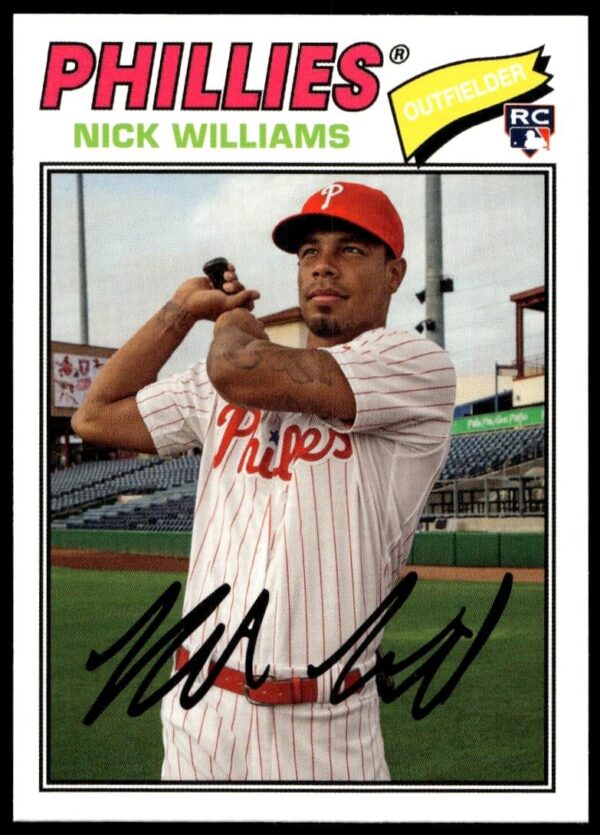 2018 Topps Archives Nick Williams #146 (Front)