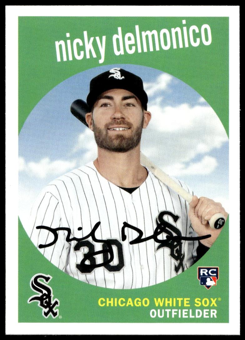 2018 Topps Archives Nicky Delmonico Purple #9 (Front)