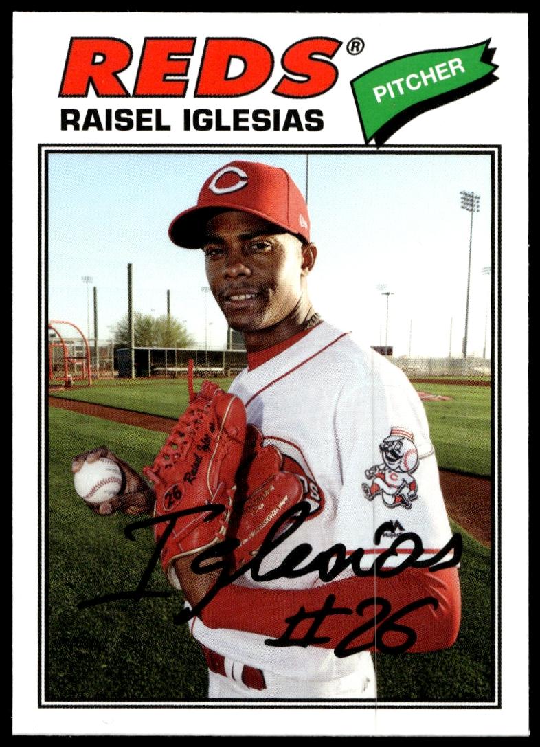 2018 Topps Archives Raisel Iglesias #116 (Front)