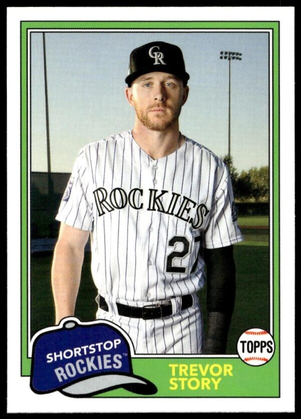 2018 Topps Archives Trevor Story #213 (Front)
