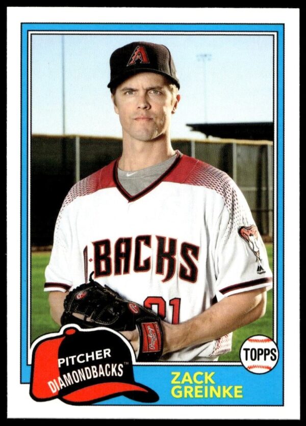2018 Topps Archives Zack Greinke #218 (Front)