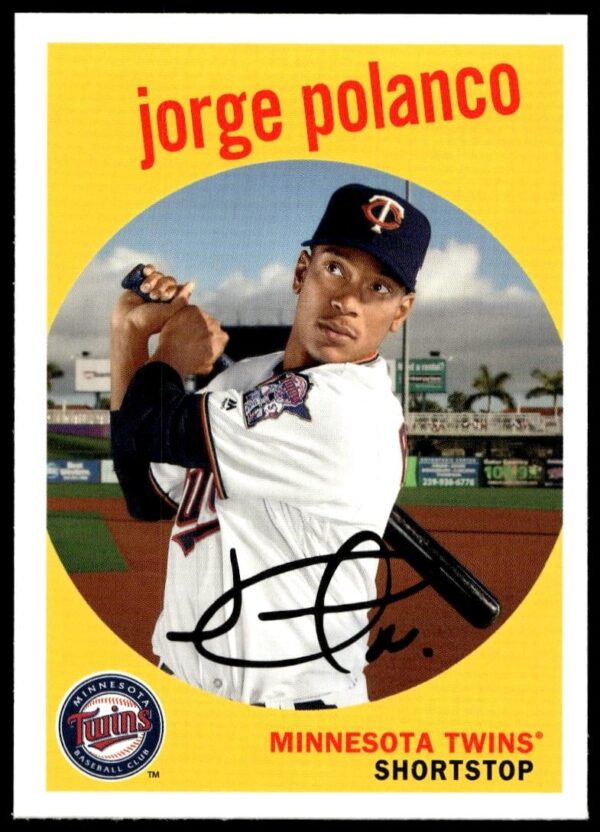 2018 Topps Heritage Jorge Polanco #26 (Front)