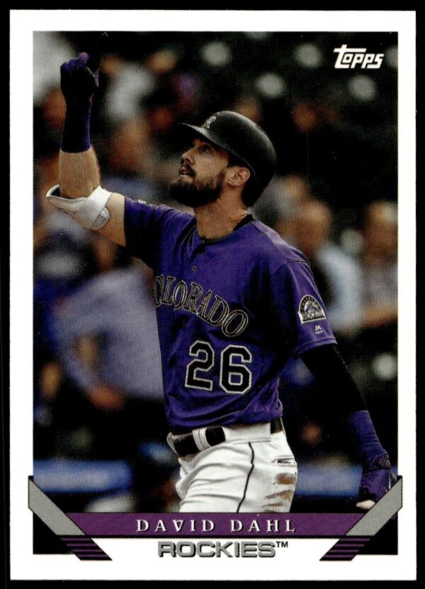 2019 Topps Archives David Dahl #259 (Front)