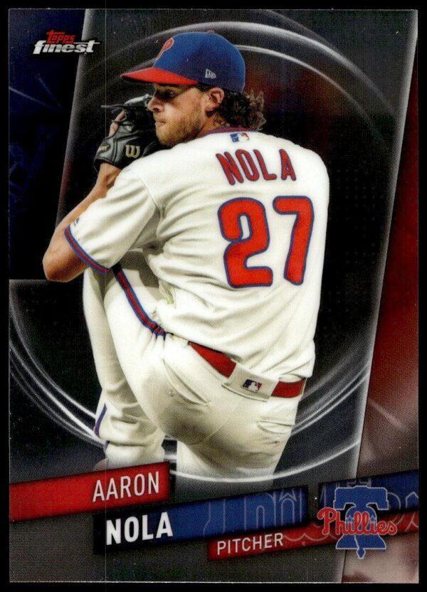 2019 Topps Finest Aaron Nola #6 (Front)
