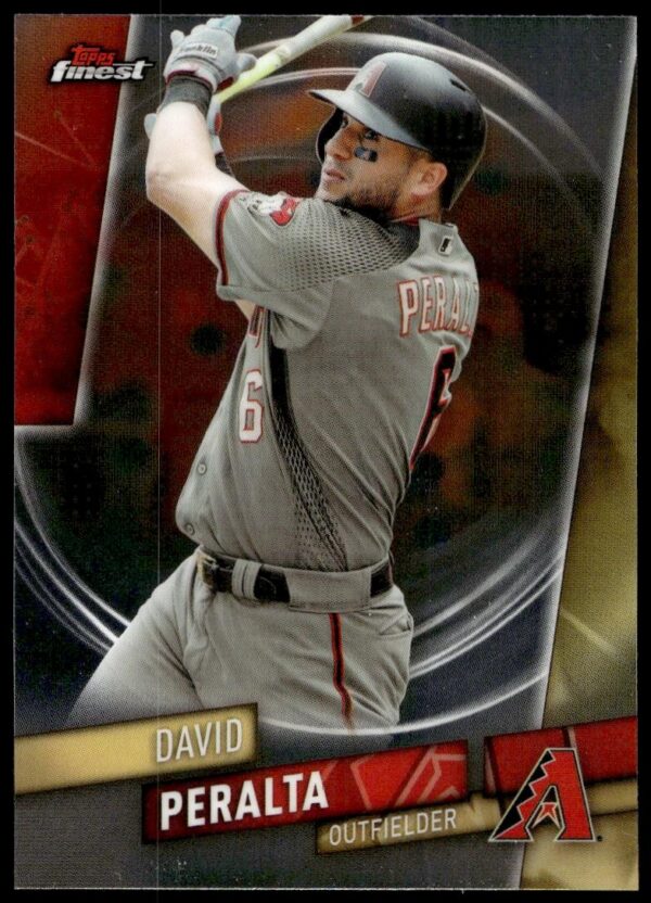 2019 Topps Finest David Peralta #28 (Front)