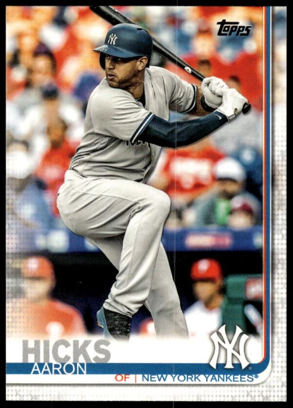 2019 Topps Series 1 Aaron Hicks #260 (Front)