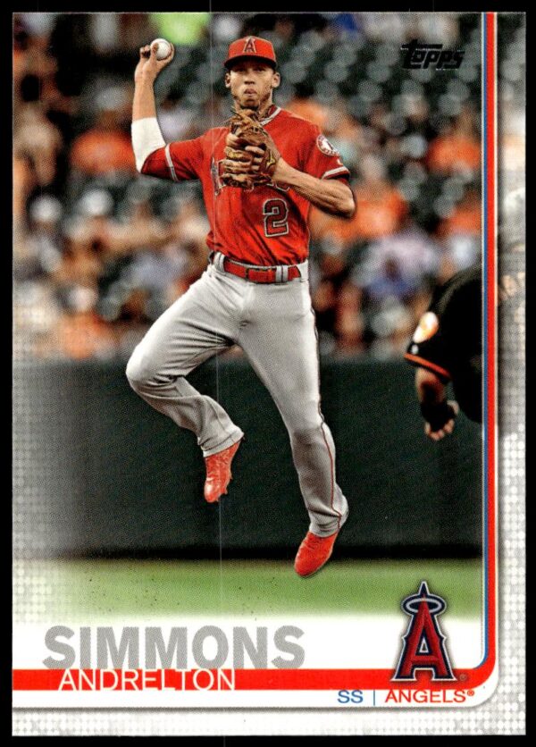 2019 Topps Series 1 Andrelton Simmons #255 (Front)