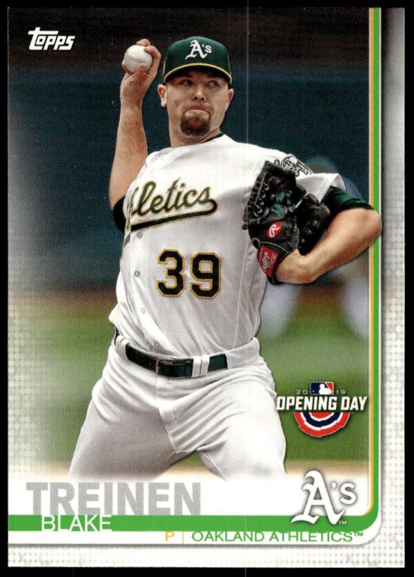 2019 Topps Series 1 Blake Treinen #146 (Front)