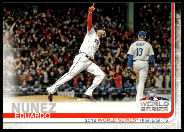 2019 Topps Series 1 Eduardo Nunez #3 (Front)